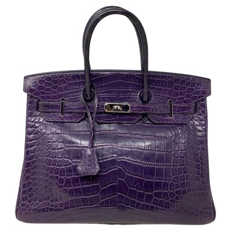 hermes purple handbags.